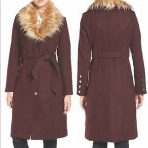 Guess Burgundy Winter Coat